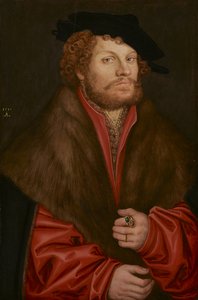 Portret van Moritz Buchner, ca. 1520 door Lucas Cranach the Elder
